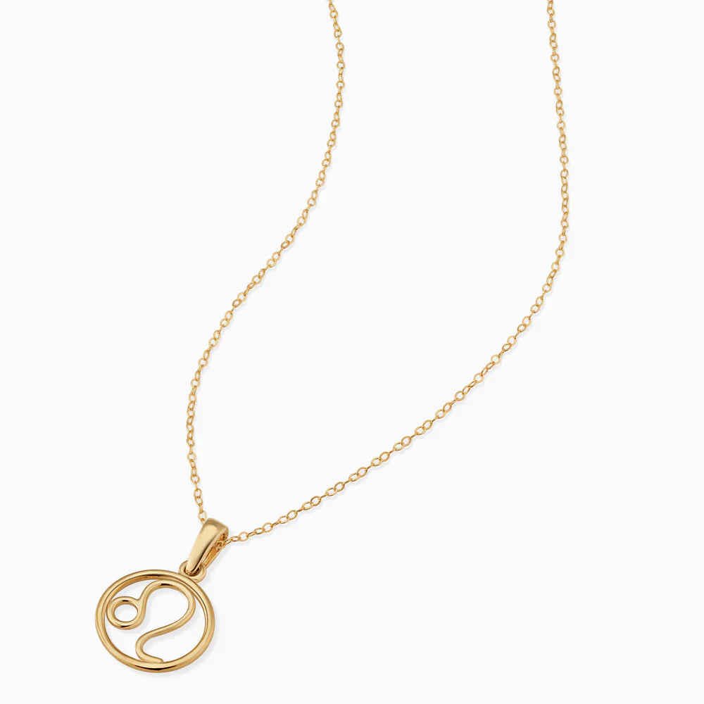 Zodiac sign necklace | Golden