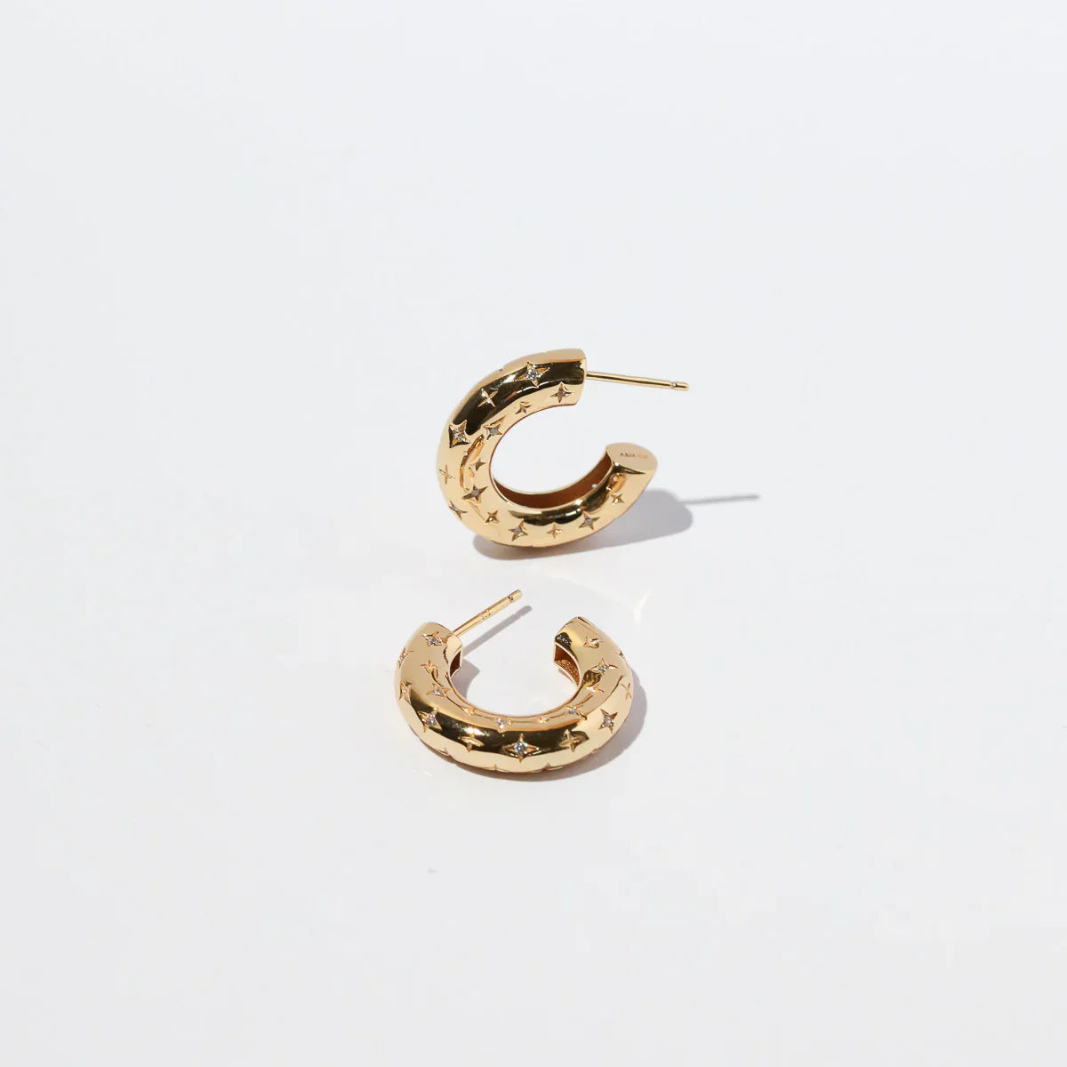 Cosmic Hoop Earrings | Golden