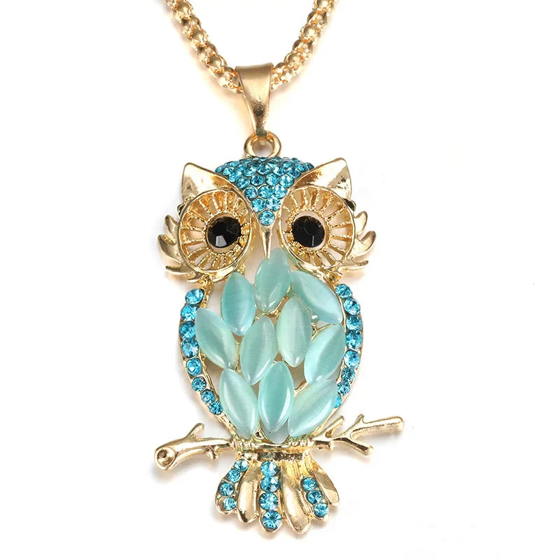 Golden Owl Necklace