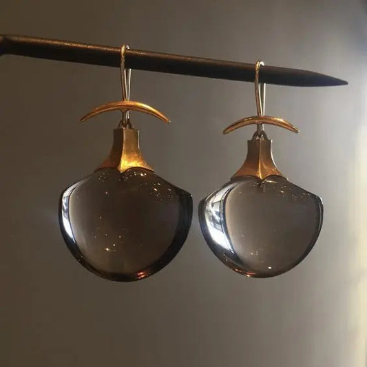 Vintage Cosmic Crystal Earrings