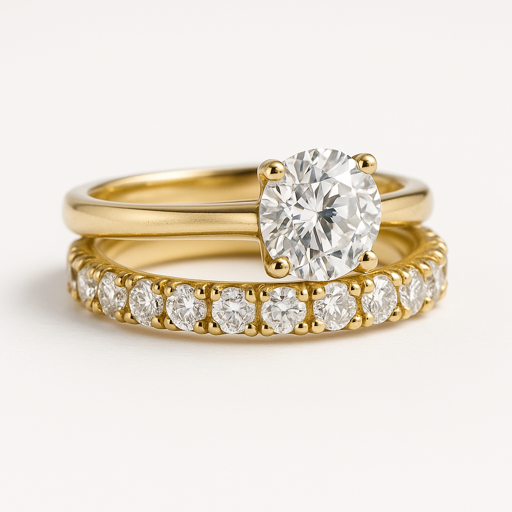 Savaya ring set | Golden