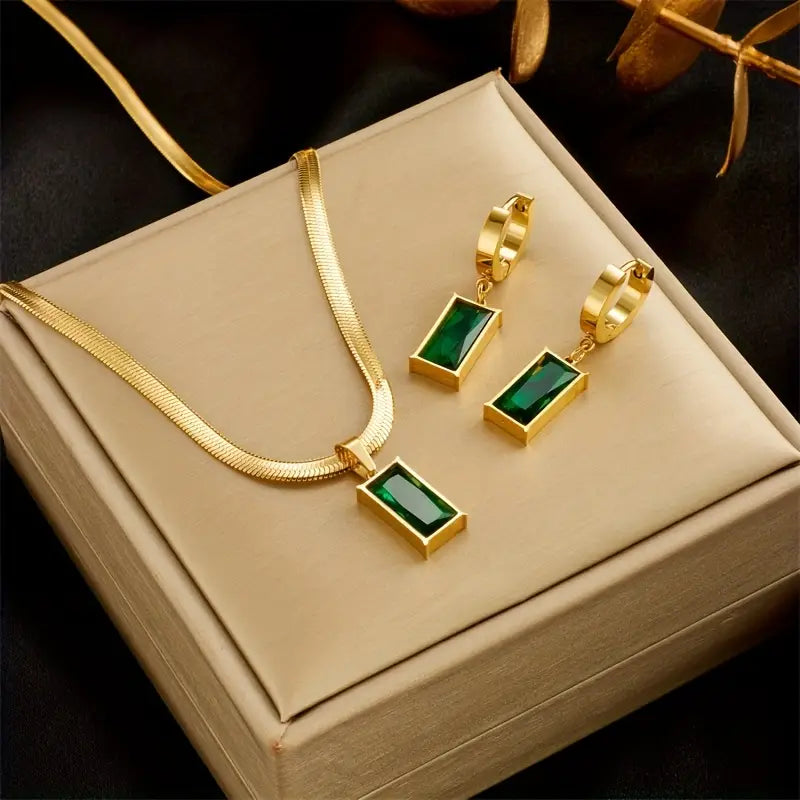 Iselotte Verdain Jewelry Set | Golden