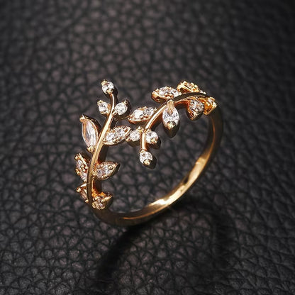 Vintage Adjustable Vine-Shaped Ring