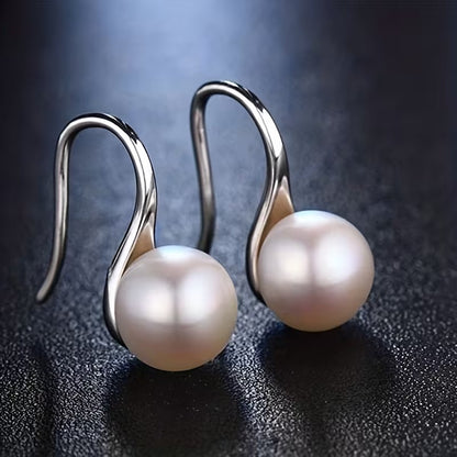 Elegant Pearl Drop Earrings