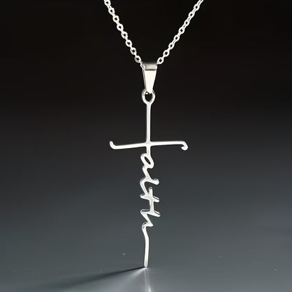 Elegant Cross Pendant Necklace