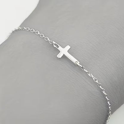 Simple Elegant Cross Bracelet