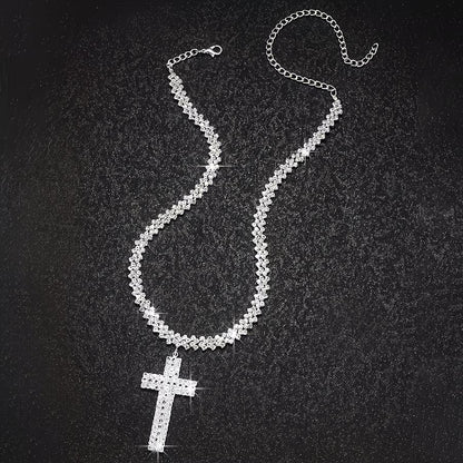 Multi-Layer Rhinestone Necklace