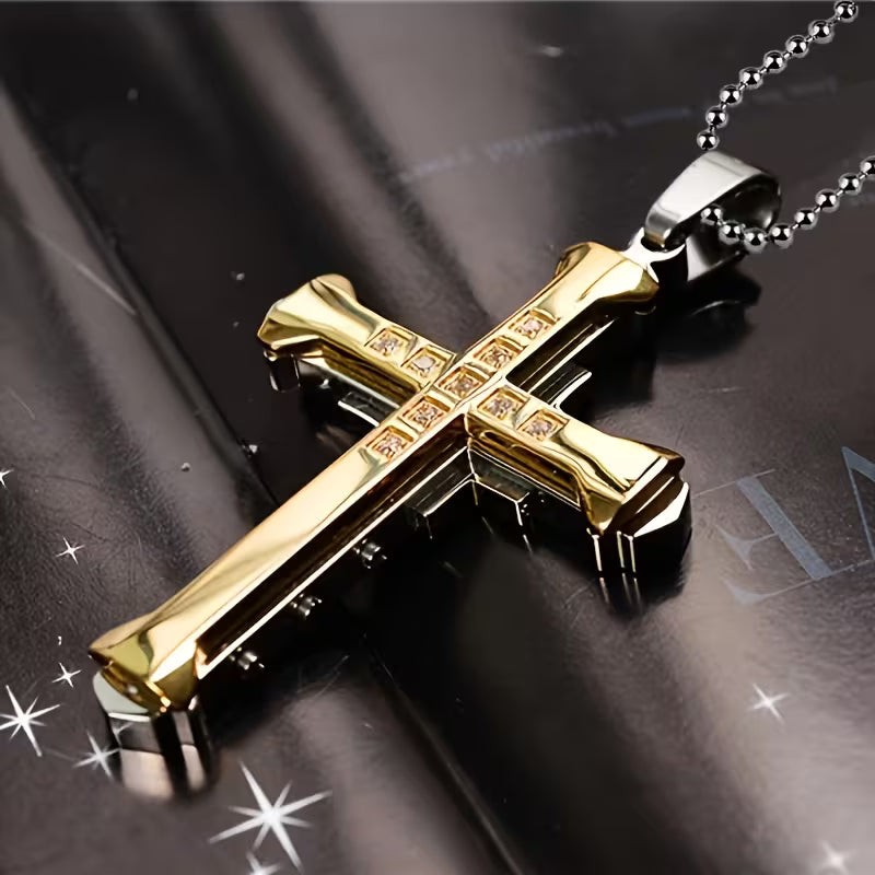 Easy-Wear Cross Pendant Necklace