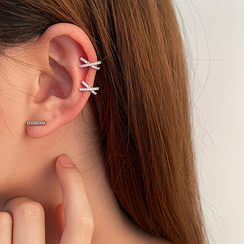 No-Pierce Cross Ear Cuff