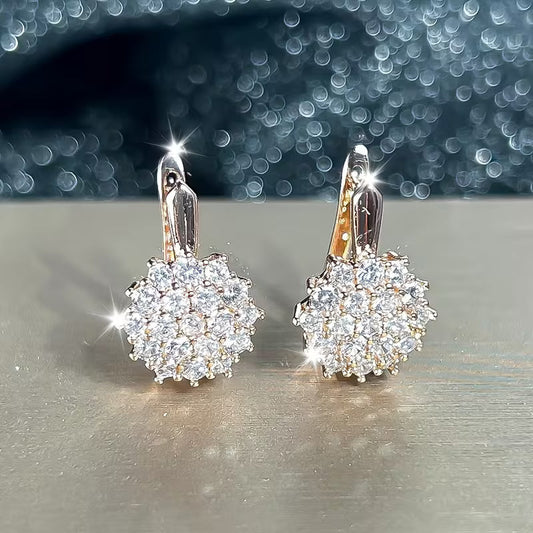 Elegant Luxury Zirconia Drop Earrings