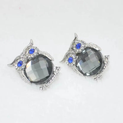 Crystal Owl Pendant Necklace