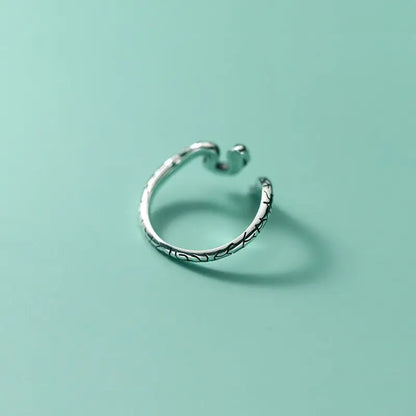 Sterling Silver Snake Ring