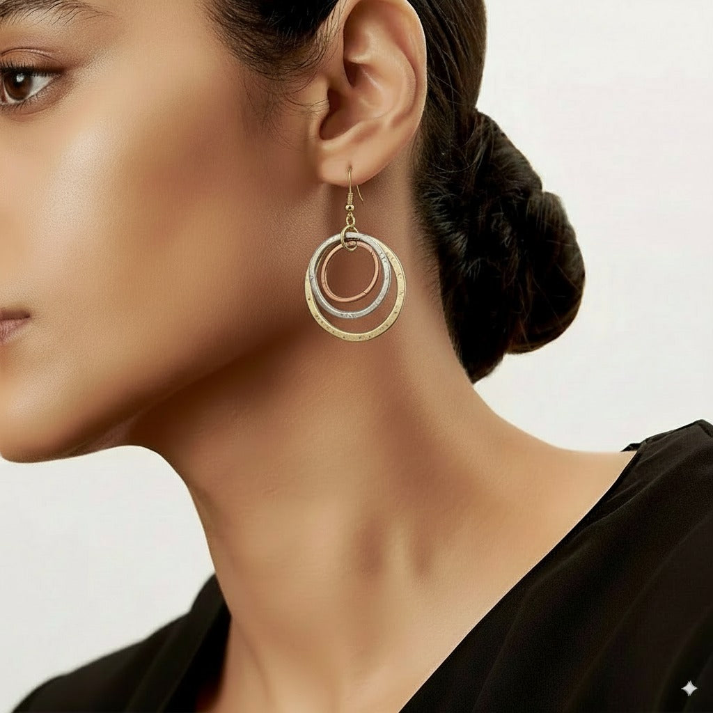 Vintage Gold and Silver Earrings