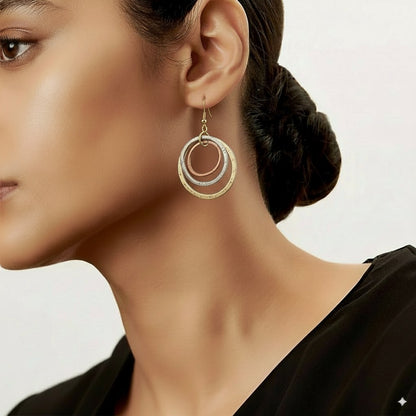 Vintage Gold and Silver Earrings