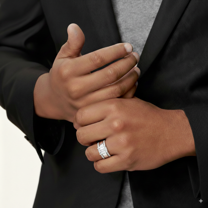 Vintage Silver Crystal Ring