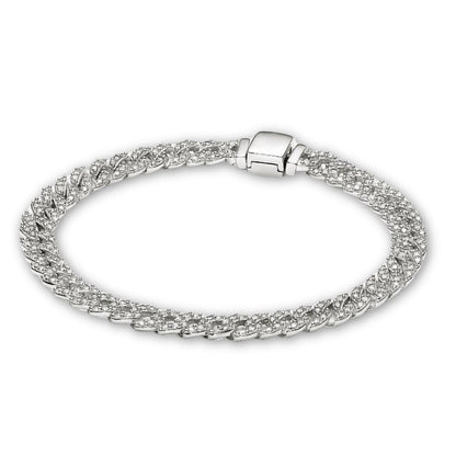 Pave Cuban Bracelet | Golden