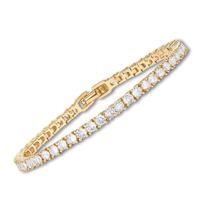 Tennis bracelet | Golden