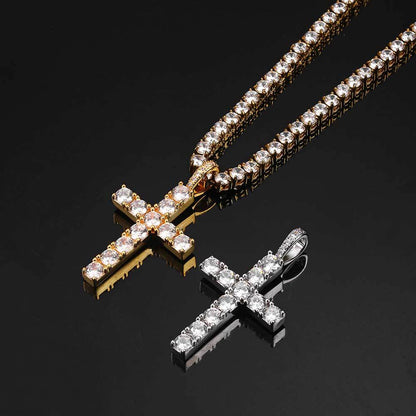 Cross necklace | Golden