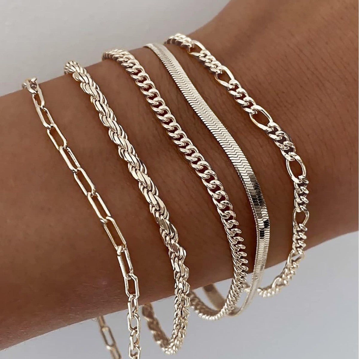 Ellis Renner Bracelet Set | Golden