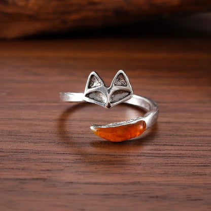 Vintage Fox Spirit Ring