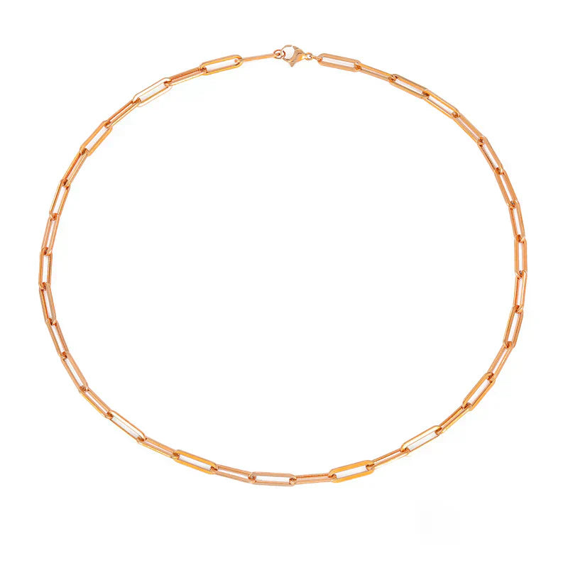 Archen Elegant Chain Necklace | White Gold