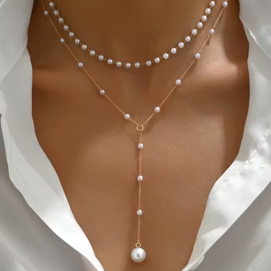 Elegant Double-Layer Necklace