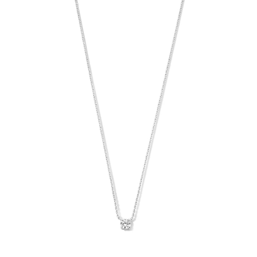 Cléa Moissanite Stone Necklace | Golden