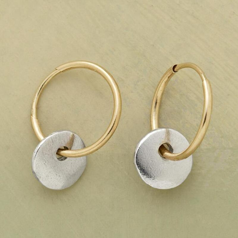 Vintage Gold and Silver Earrings