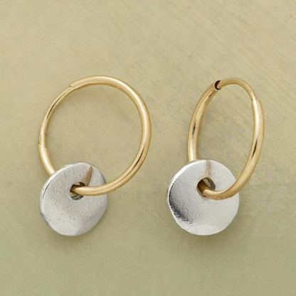 Vintage Gold and Silver Earrings