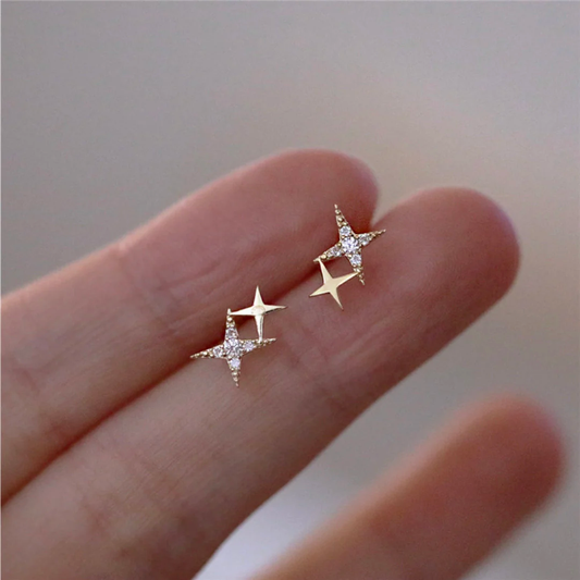 Shiny Star Earrings