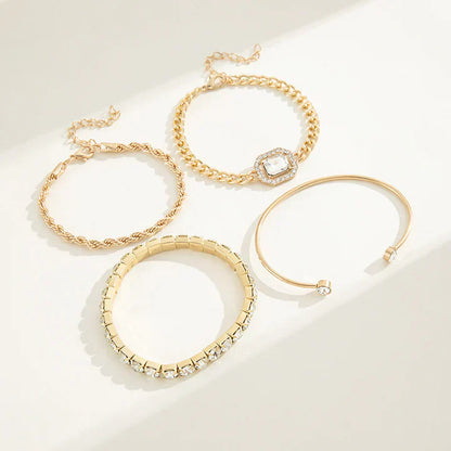 Domitia Calvina Bracelet Set | Golden